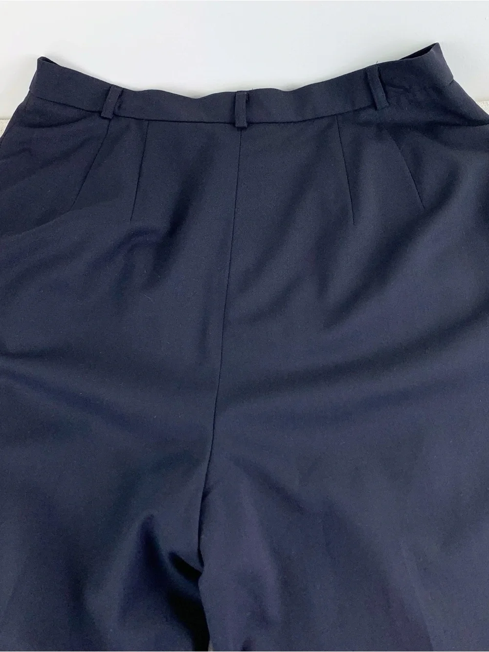 Talbots high waist pleated front stretch wool Dress pants Trousers tapered